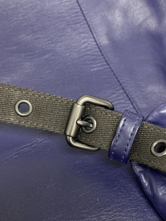 Bottega Veneta Backpack Intrecciato Navy Leather main image 6
